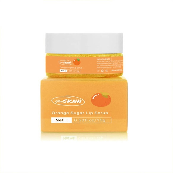 Natural Sugar Scrub Orange Hydrating Lip Sleeping Mask 4 in 1 Lip Care Set - Picture 5 of 8